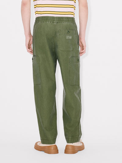 Kenzo Elephant Logo Cargo Jogpant Dark Khaki