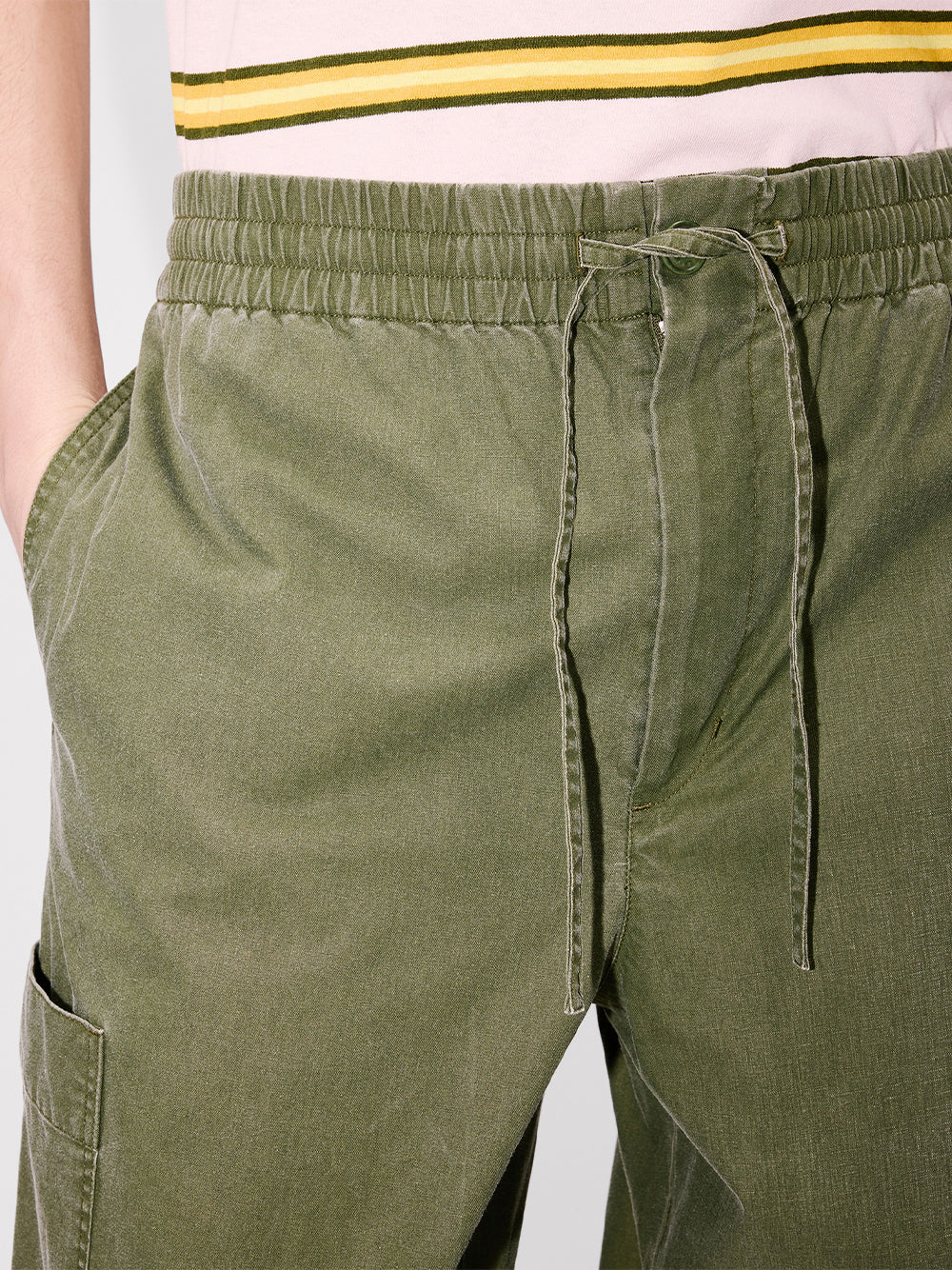 Kenzo Elephant Logo Cargo Jogpant Dark Khaki