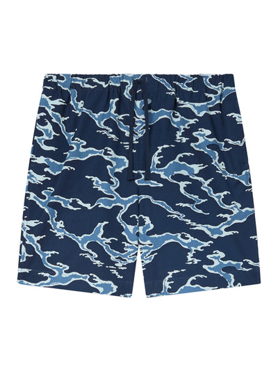 Kenzo Ocean Camo Elasticated Short Midnight Blue