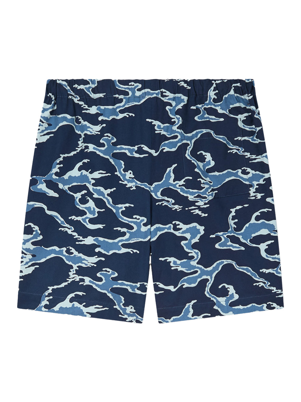 Kenzo Ocean Camo Elasticated Short Midnight Blue
