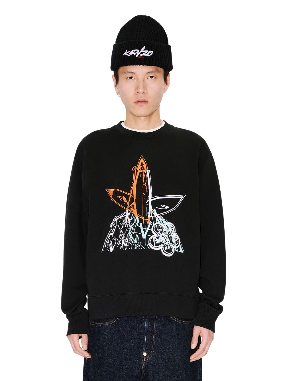 Kenzo Futura Embroidered Class Black