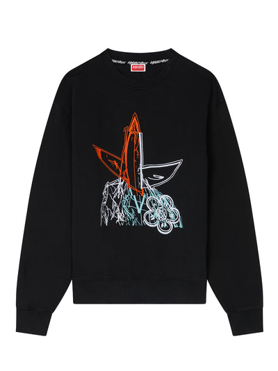 Kenzo Futura Embroidered Class Black