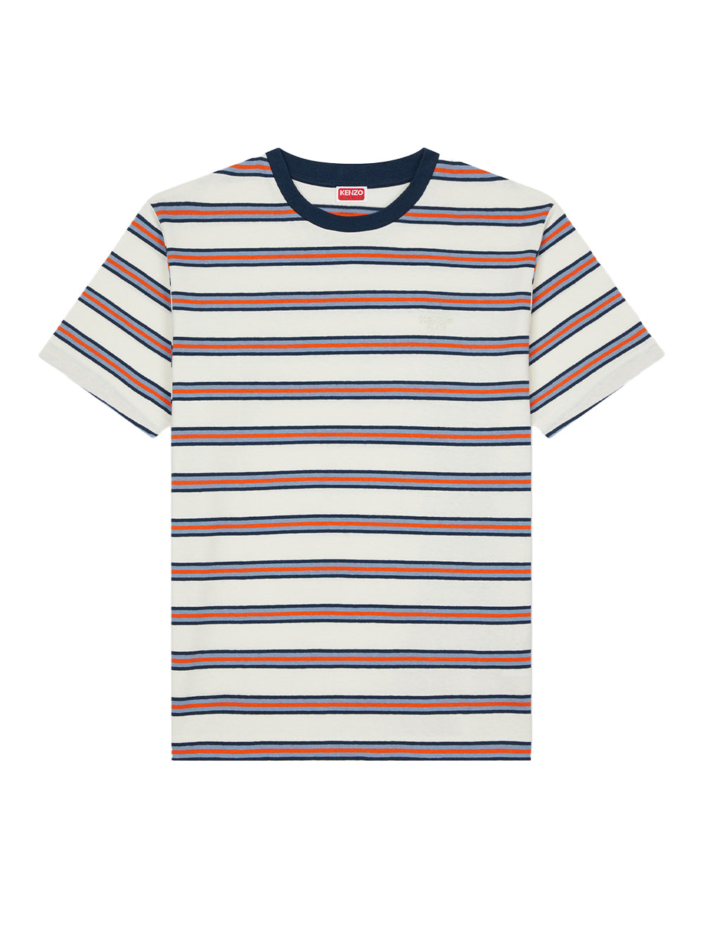 Gots Kenzo Coastline Stripes Embroidered Classic T  Off White