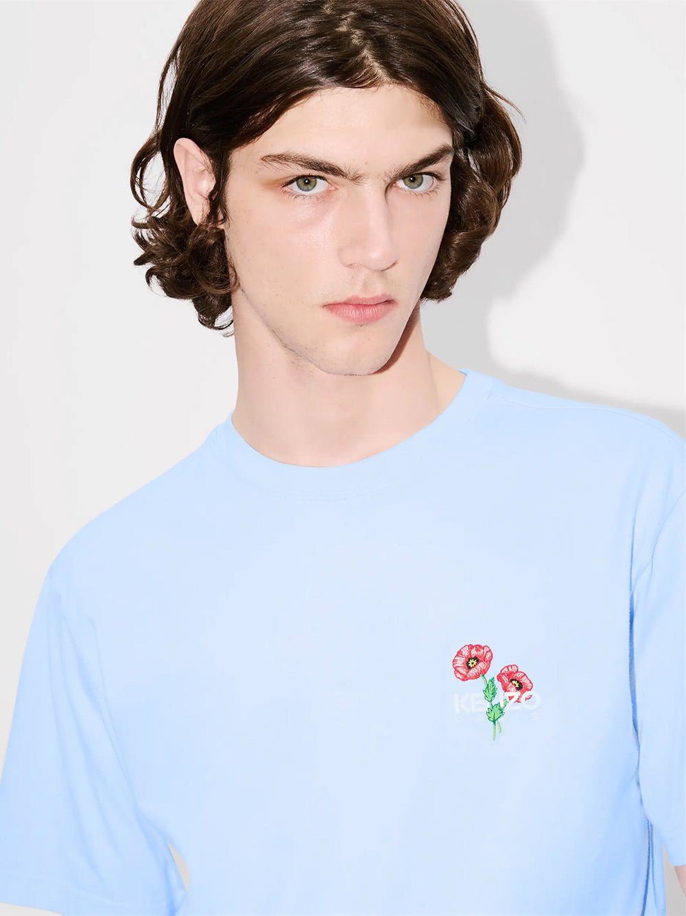 Gots Kenzo Archive Bouquet Embroidered Classic Tsh Glacier