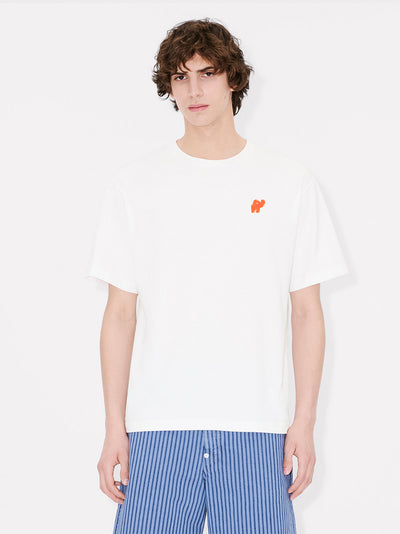 Gots Kenzo Elephant Logo Oversize T-Shirt Off White