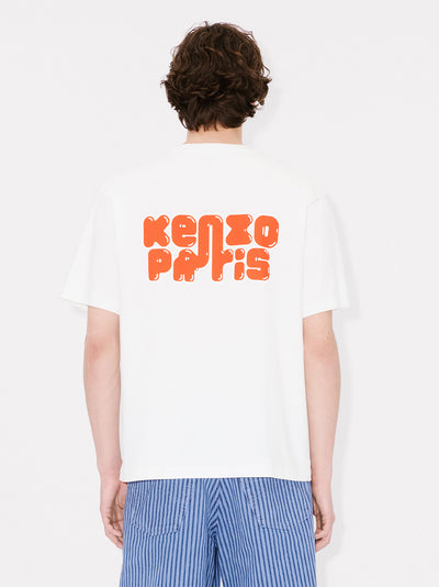 Gots Kenzo Elephant Logo Oversize T-Shirt Off White
