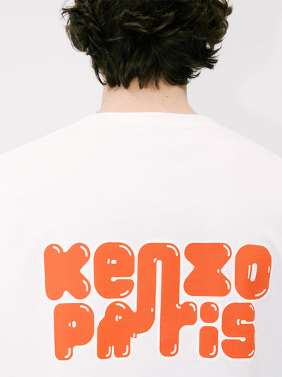 Gots Kenzo Elephant Logo Oversize T-Shirt Off White