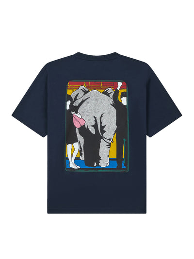 Kenzo City Oversize T-Shirt Blue Black