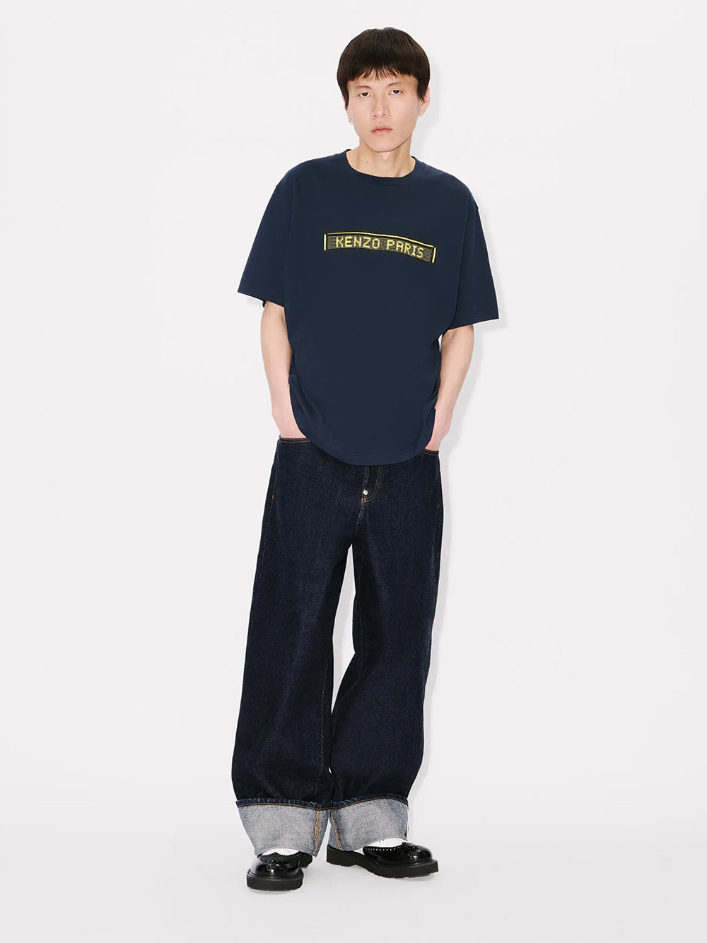 Kenzo City Oversize T-Shirt Blue Black