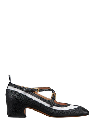 Womens Formal Heel Black/White