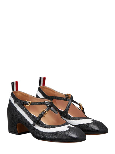 Womens Formal Heel Black/White