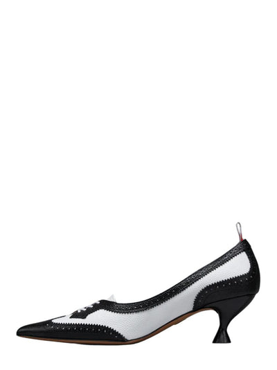 Pebble Grain Wingtip Pump (Black)