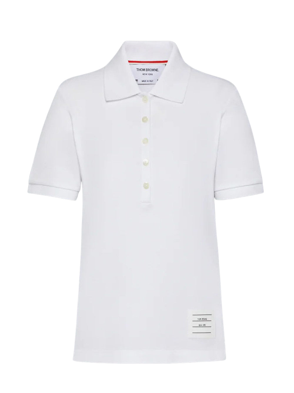 Classic Pique 4-Bar Polo White
