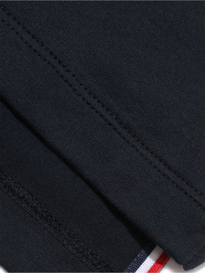 Jersey Relaxed Side Slit Tee (Navy)