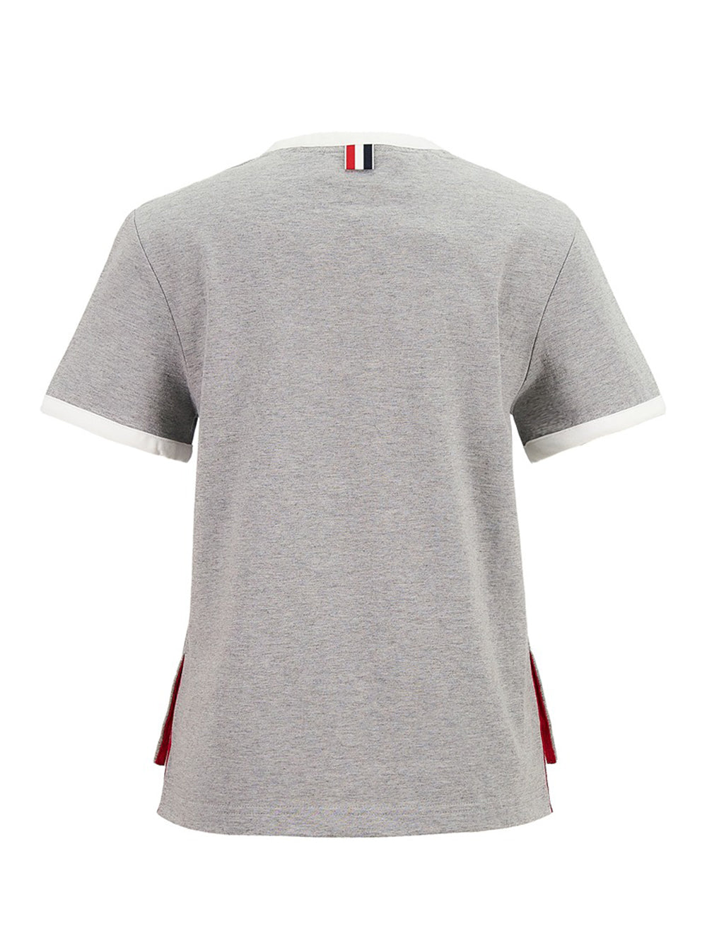 Medium Weight Jersey Ringer Tee (Light Grey)