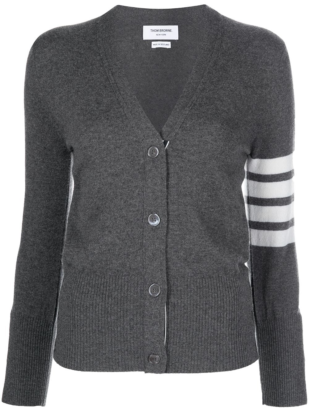 Womens Knit Cardigan Dark Grey