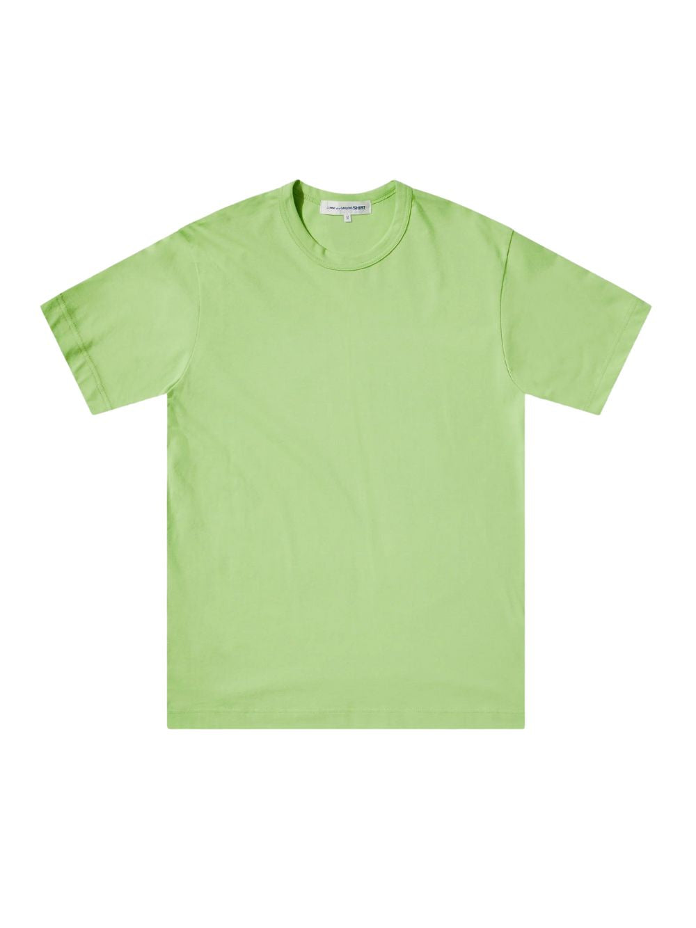 Cotton Jersey Plain With White Cdg Shirt Logo At Back Green