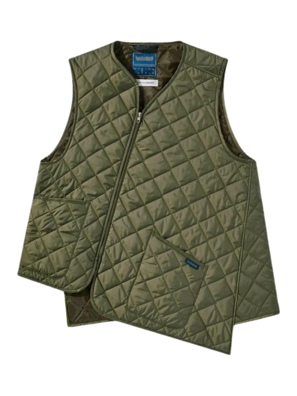 Cdg Shirt X Lavenham Bias Thornham Khaki