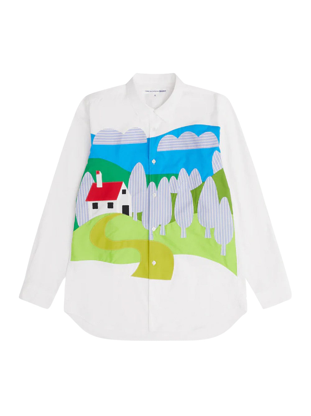 Men’s Landscape Shirt White / Mix