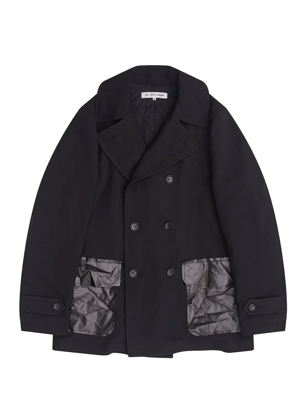 Men's Double Breasted Coat Black