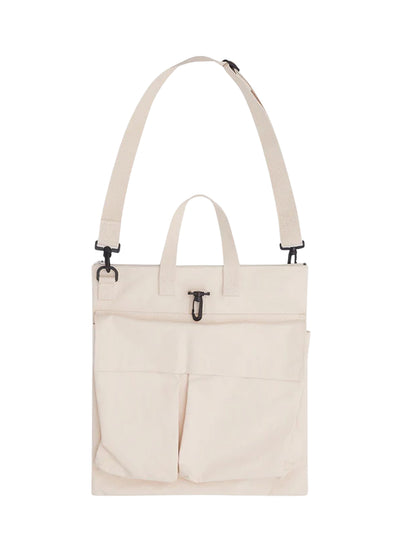 Men's Pocket Shoulder Bags Ecru