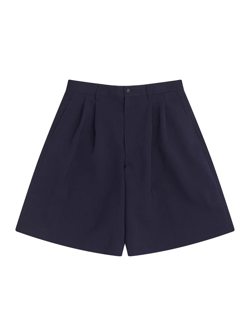 Men's Pleated Shorts Navy