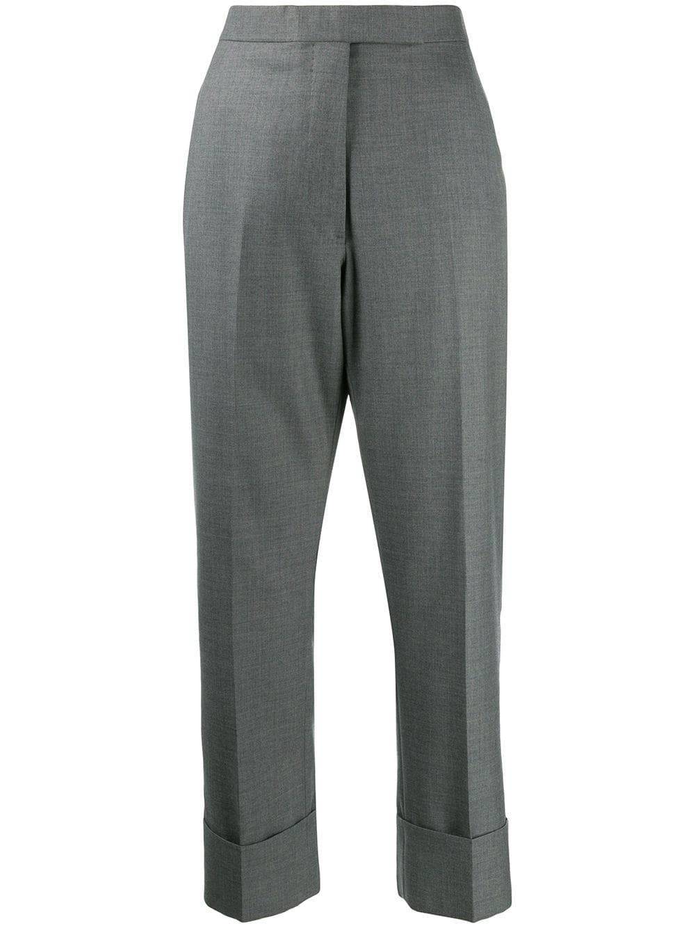 Classic Backstrap Trouser - Fit 1- In Super 120’S Twill Dark Grey