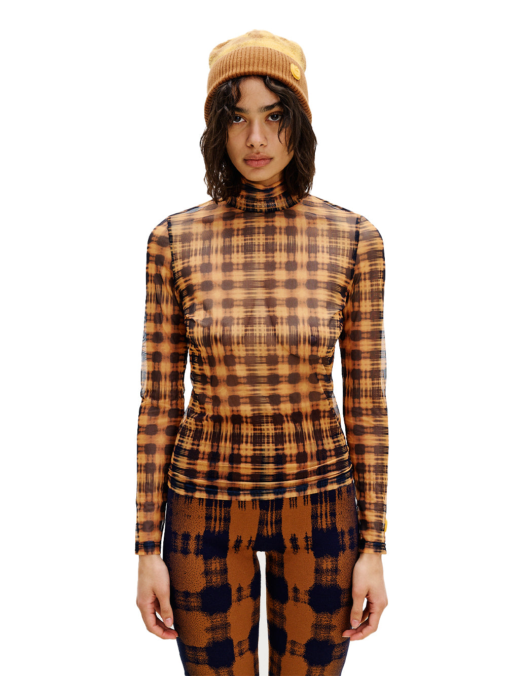 Sulley Turtleneck Top Masada Brown