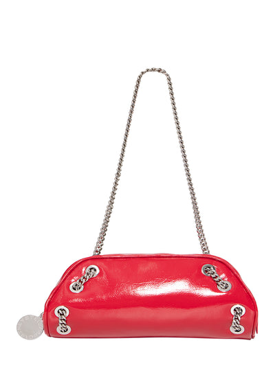 Falabella Bowling Shoulder Bag (Crinkled Red)