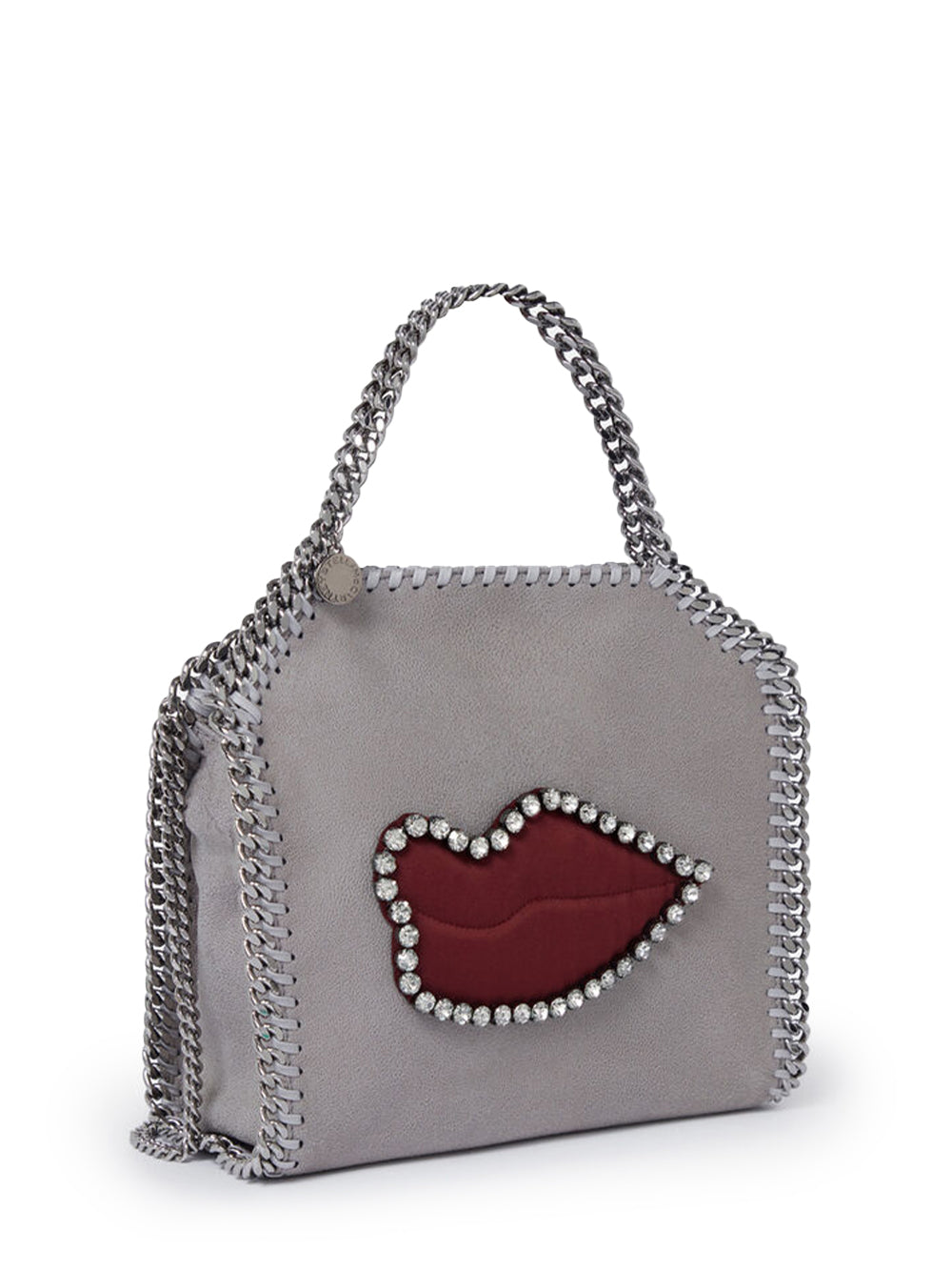 Falabella Lips Mini Tote Bag (Grey)