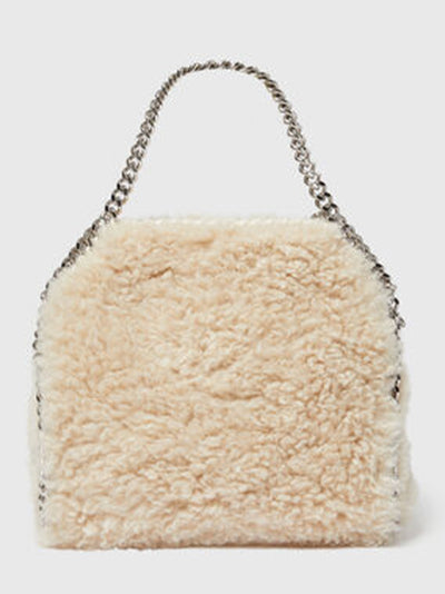 Falabella Mini Teddy Tote Bag (Oat)