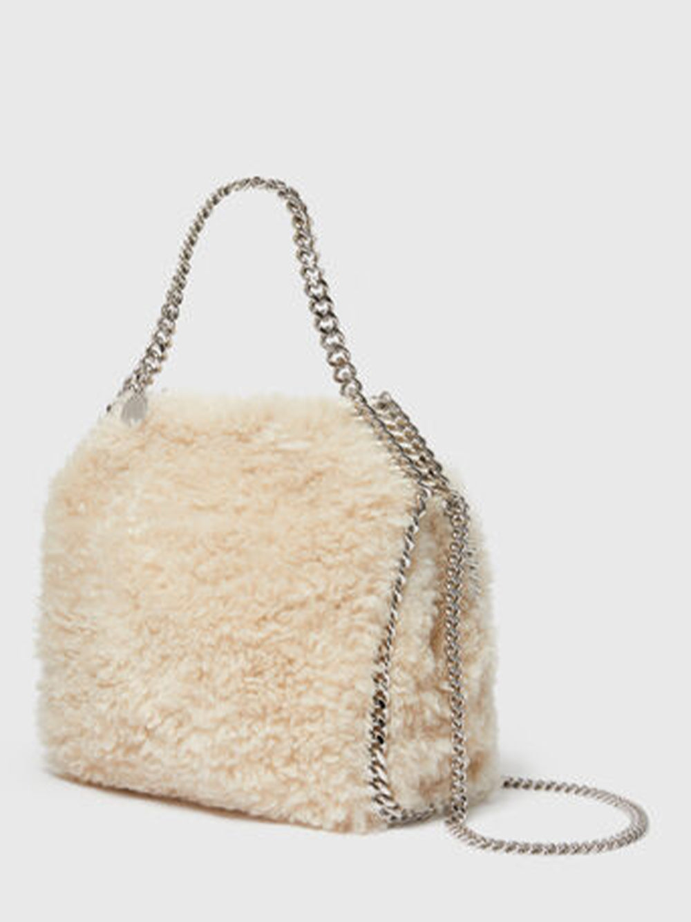 Falabella Mini Teddy Tote Bag (Oat)