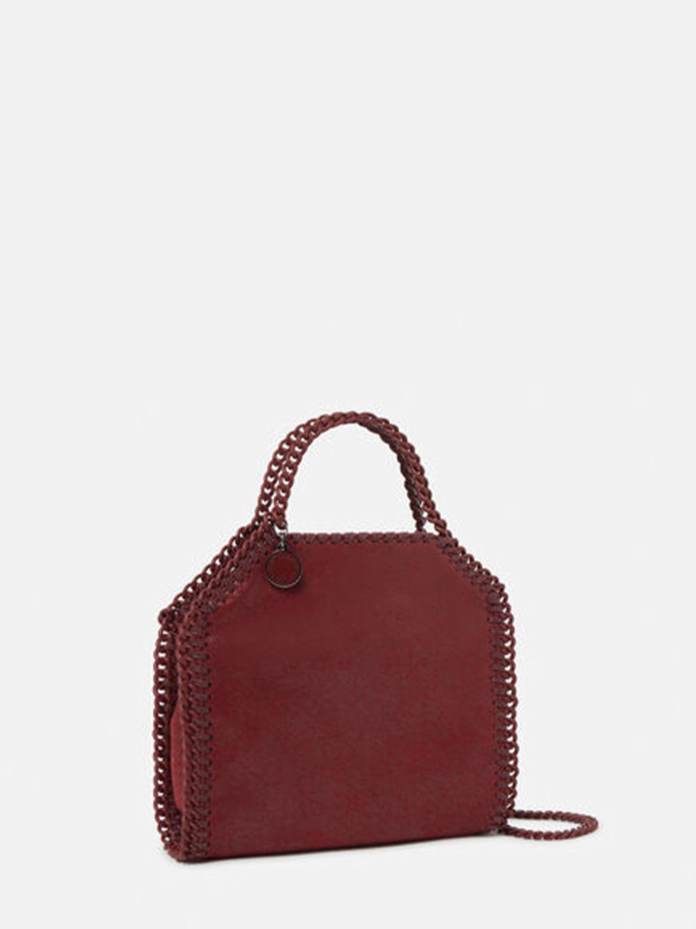 Falabella Tiny Enamel Tote (Ruby Red)