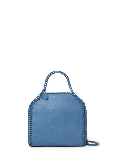 Falabella Tiny Enamel Tote (Sky Blue)