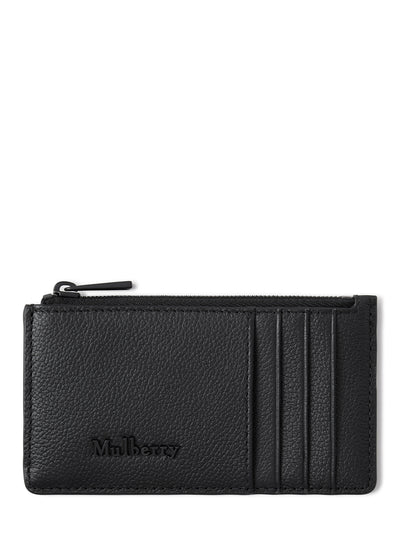 Farringdon Long Zipped Credit Card Holder (Black)