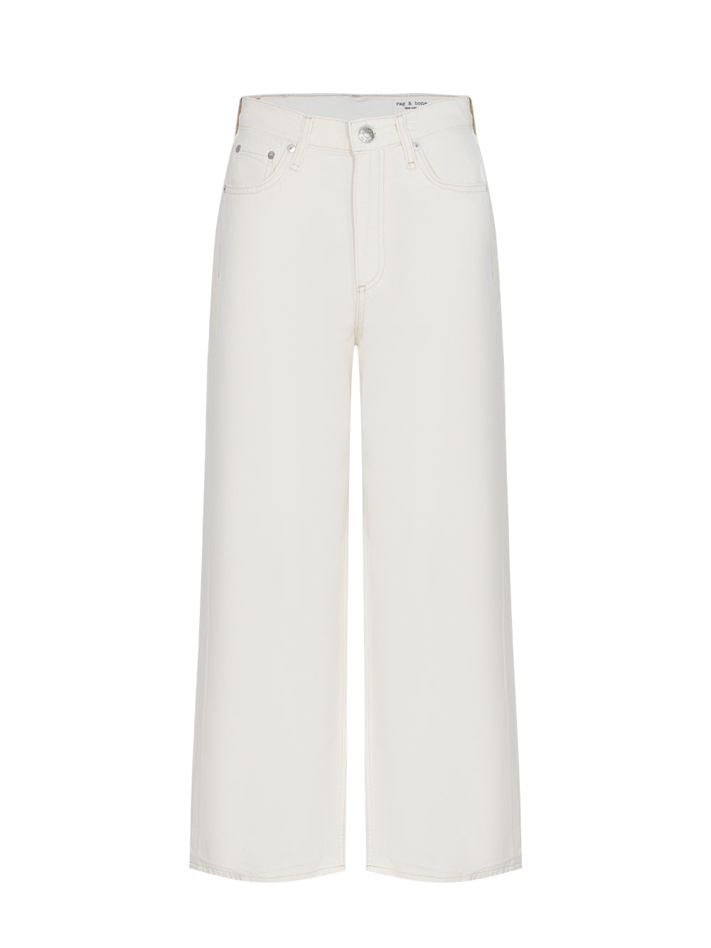 Featherweight Andi High-Rise Ankle Wide Leg (Ecru)