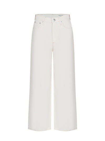 Featherweight Andi High-Rise Ankle Wide Leg (Ecru)
