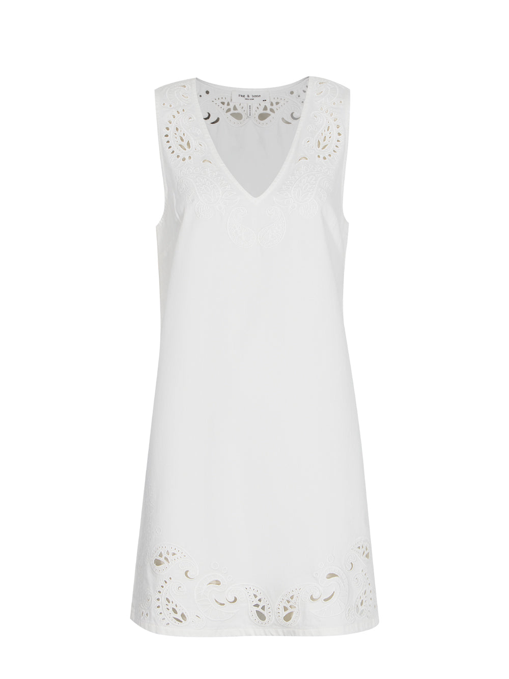 Featherweight Belle Mini Dress (White)