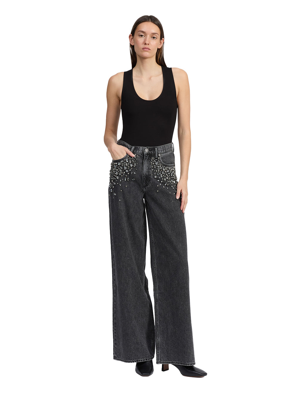 Featherweight Sofie High-Rise Ankle Wide Leg (Anjwl)