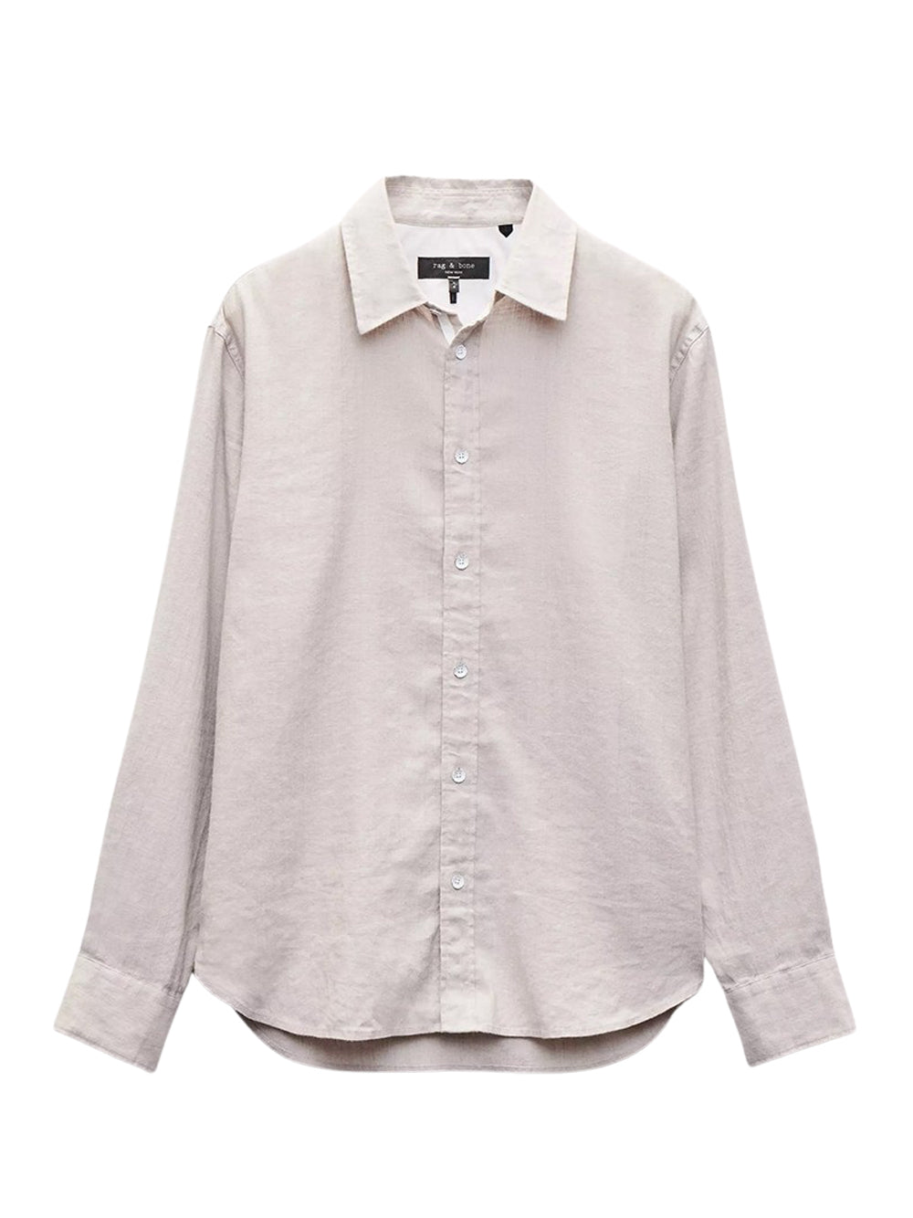 Finch Linen Long Sleeve Shirt (Chime Grey)