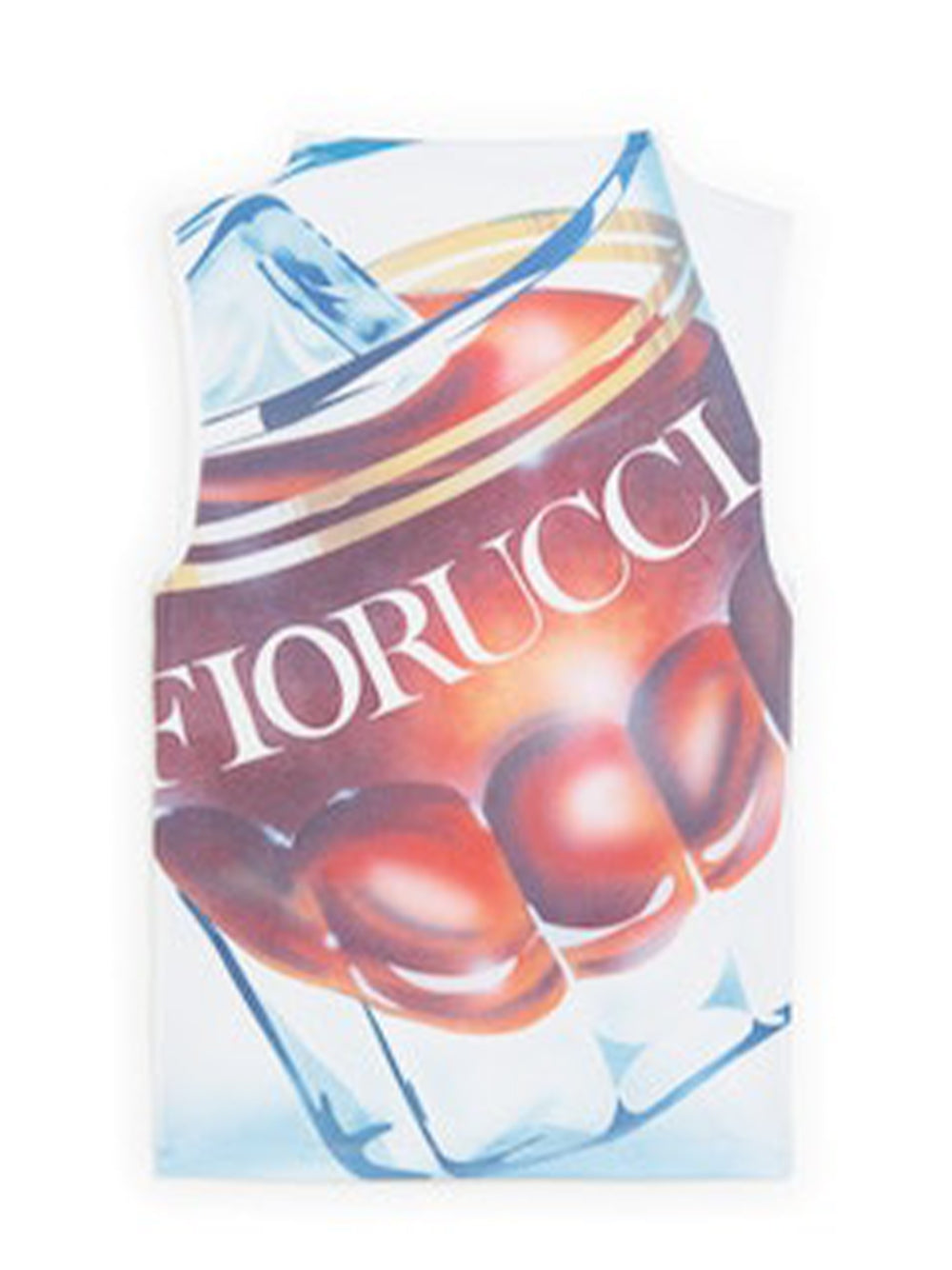 L'aperitivo Graphic Vest Top (White)