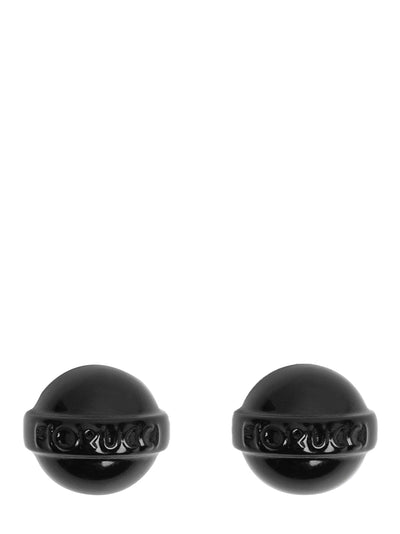 Mini Lollipop Earrings (Black)