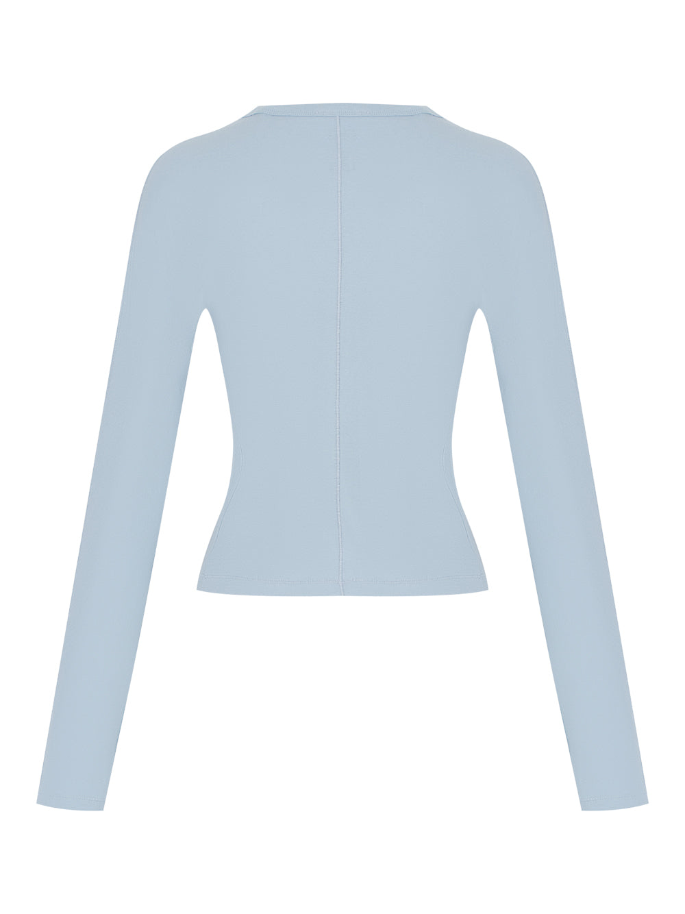 Fitted Long Sleeve Tee (Tactile Blue)