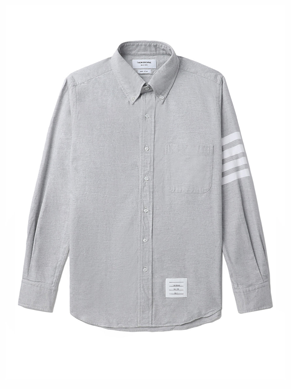 Flannel 4-Bar Shirt (Medium Grey)