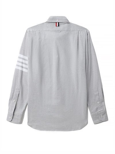 Flannel 4-Bar Shirt (Medium Grey)