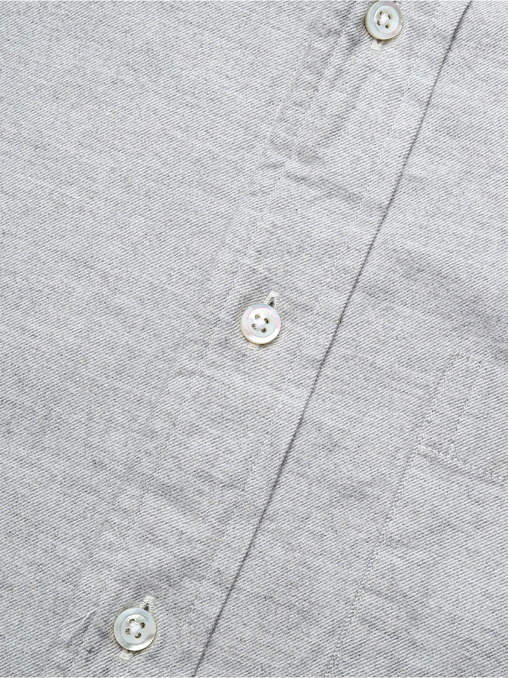 Flannel 4-Bar Shirt (Medium Grey)
