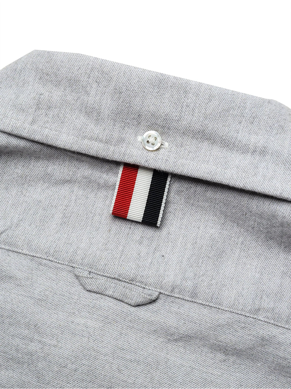 Flannel 4-Bar Shirt (Medium Grey)