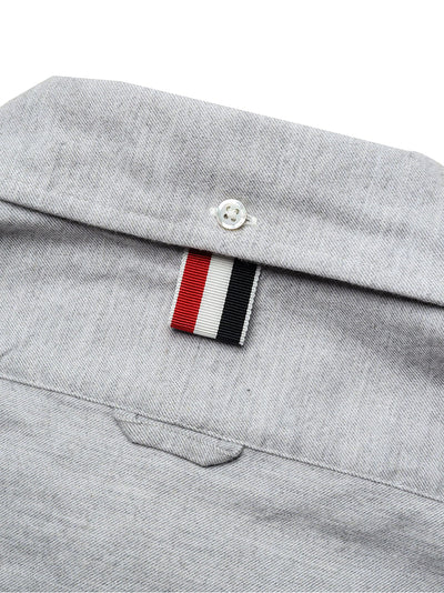 Flannel 4-Bar Shirt (Medium Grey)