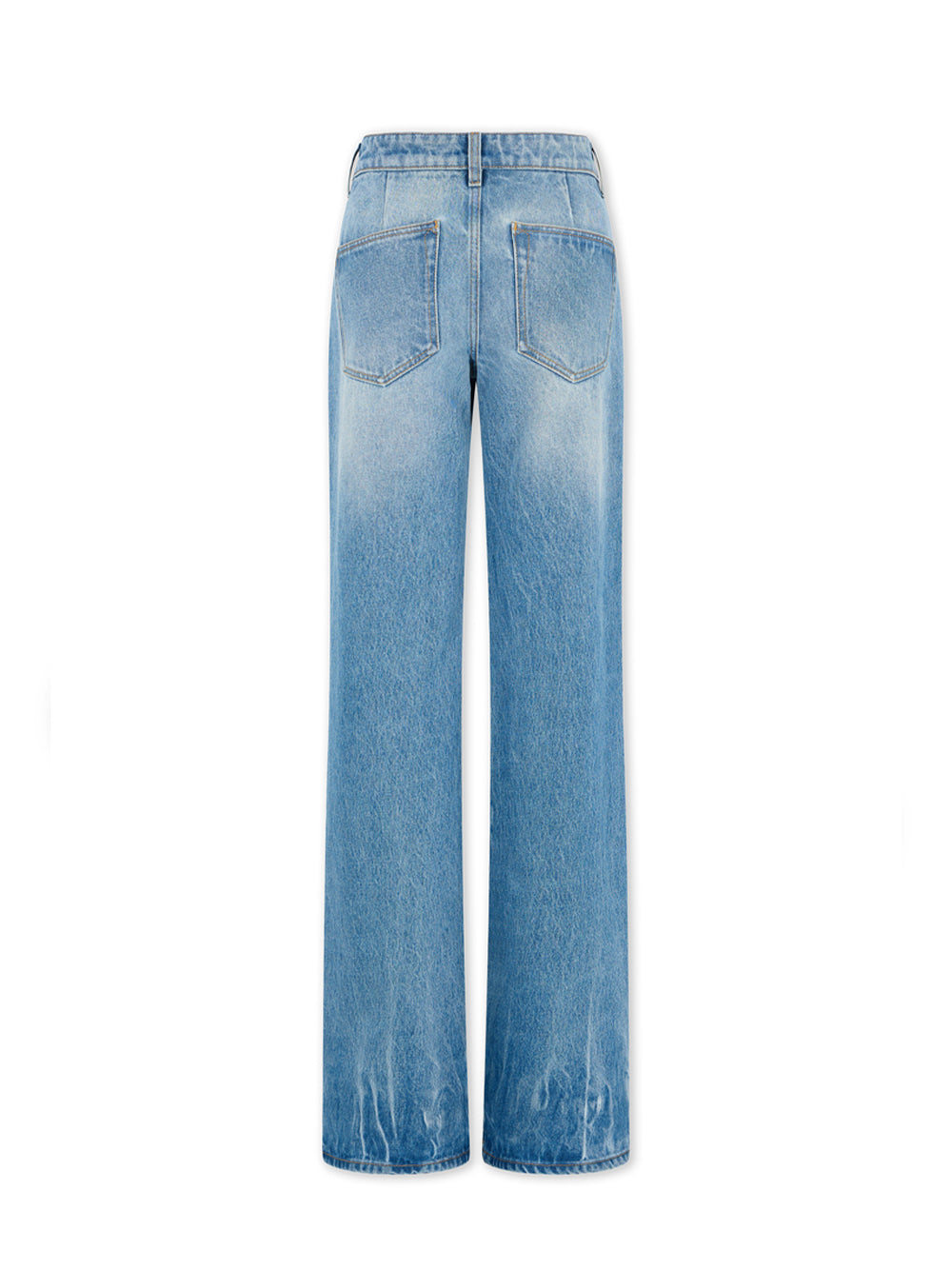 Flared Jeans Embellished With 1969 Discs (Blue)