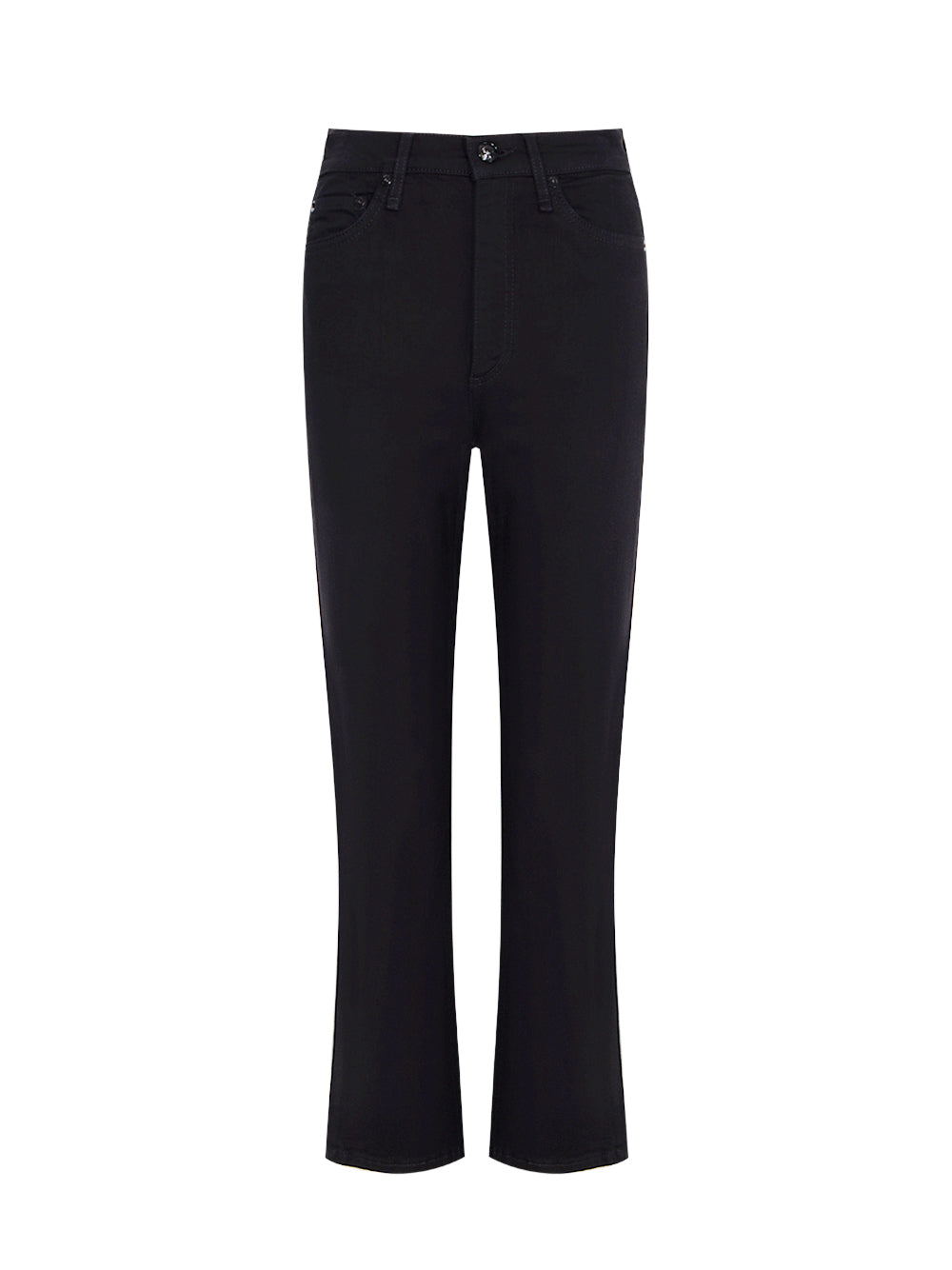 Flexi Wren High-Rise Ankle Slim Jean (Black)